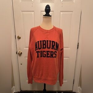 Auburn University Tigers MV Sport Orange Sweatshirt, Sz Large